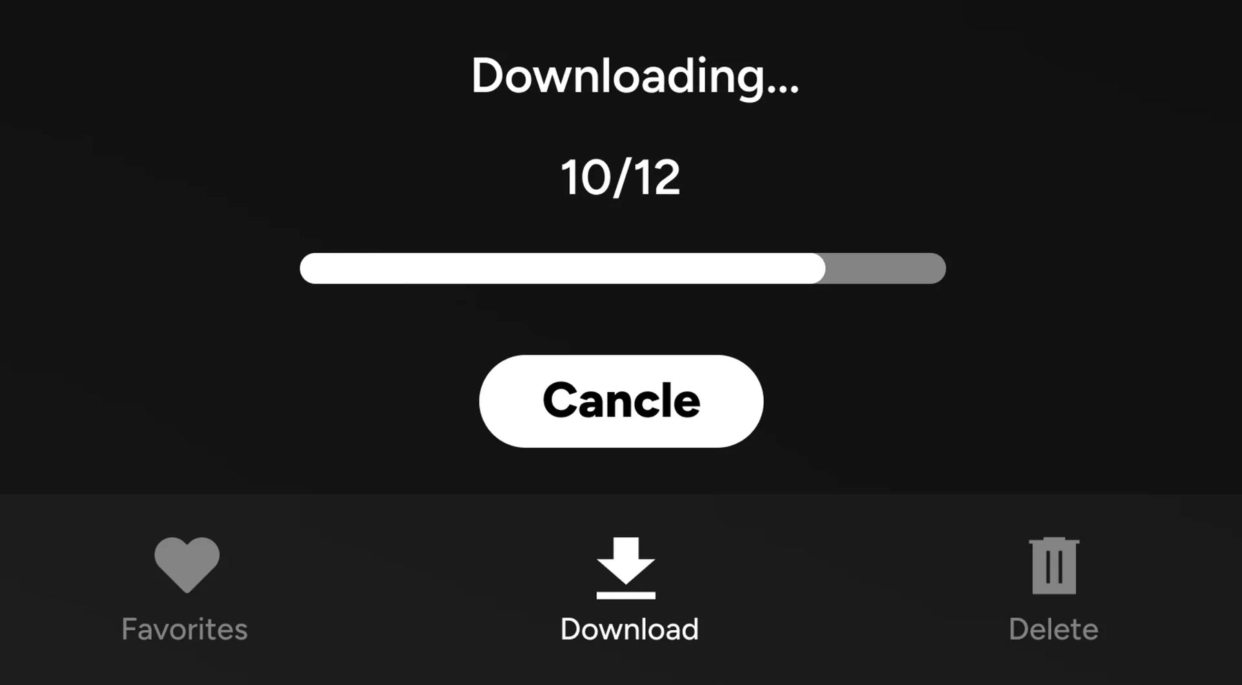 8ight Studio transfer interface downloading captured media from smart glasses